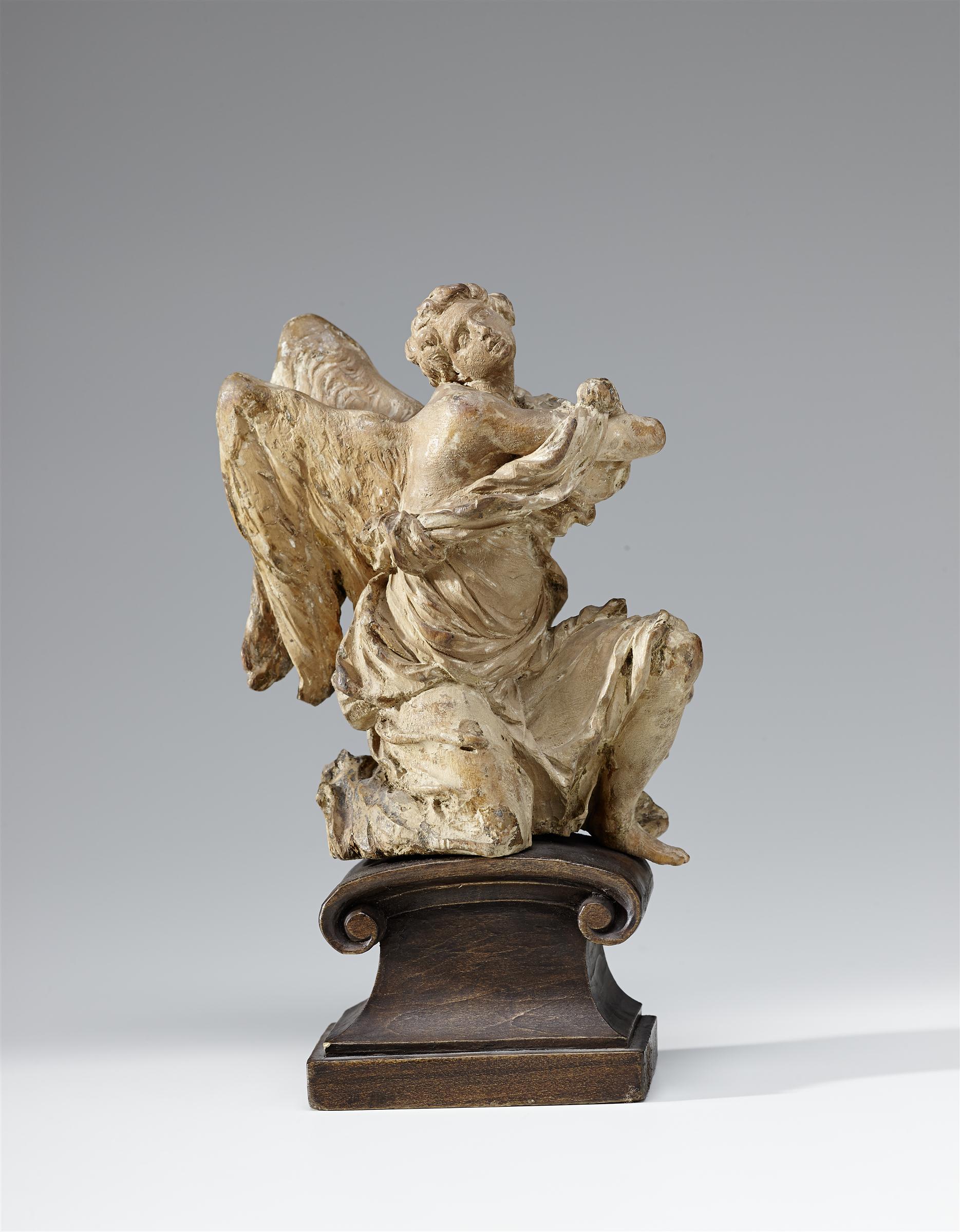 Bozzetti für ein Engelpaar, Michael Zürn d. J., 1682, Lindenholz, Salzburg Museum Inv.-Nr. RO 0539