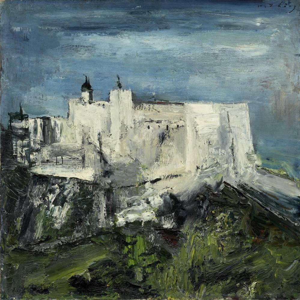 Wilhelm Thöny (1888–1949), Ansicht der Festung Hohensalzburg, 1928, Öl auf Leinwand, © Salzburg Museum
