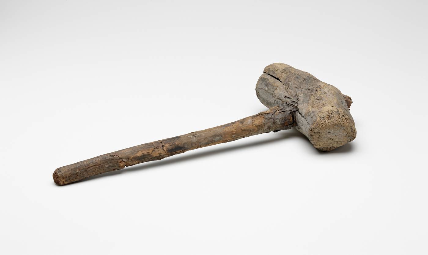 Treibfäustel (Holzhammer), Bronzezeit, © Salzburg Museum