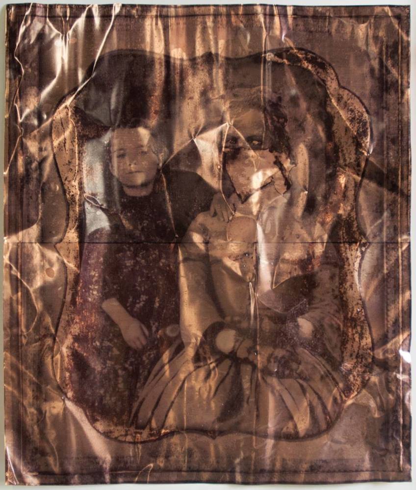 Elisabeth Schmirl, Images of timeless Beauty IV, 2017, Druck auf dünner Kupferplatte, Ankauf bei GalerieTrapp, Salzburg, Foto: Elisabeth Schmirl