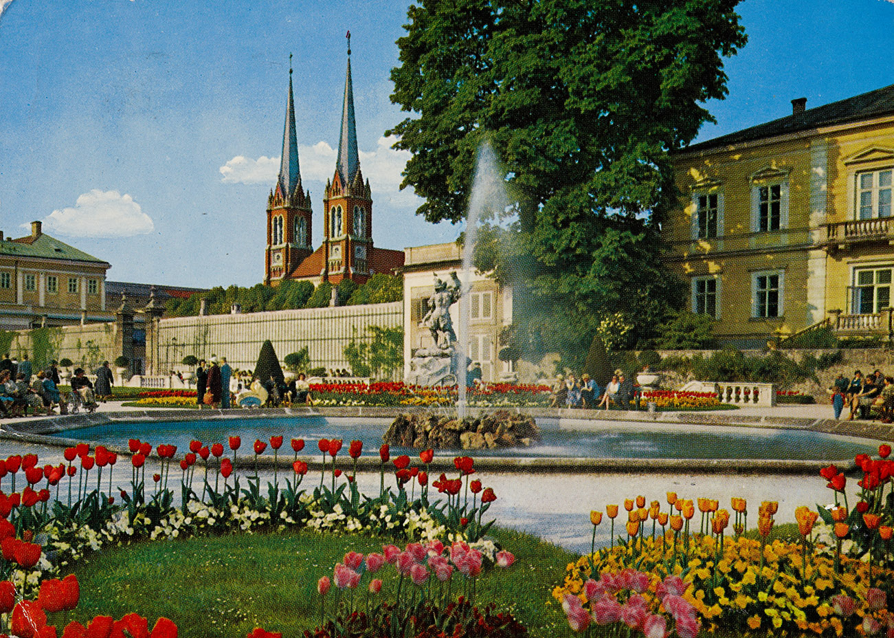 Mirabell Gardens and St. Andrew’s Church, 1960-65, inv. no. F 23279