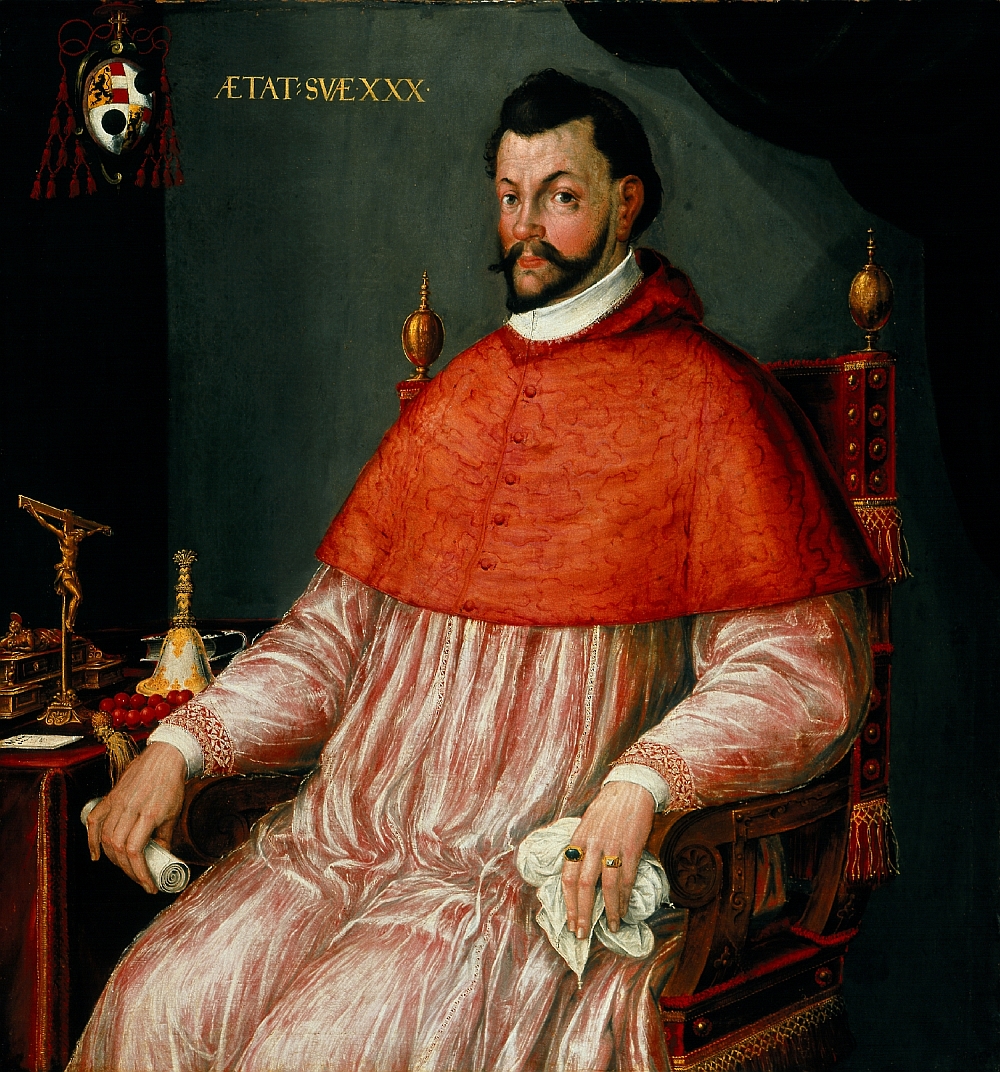 Porträt des Salzburger Erzbischofs Wolf Dietrich von Raitenau, Kaspar Memberger d. Ä., 1589, Öl auf Leinwand, Inv.-Nr. 21-25