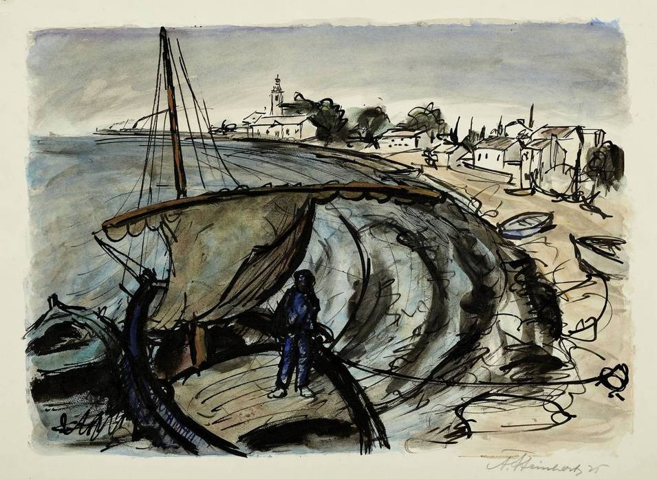 Anton Steinhart (1889– 1964), Crikvenica IV, 1925, Aquarell auf Papier, © Salzburg Museum