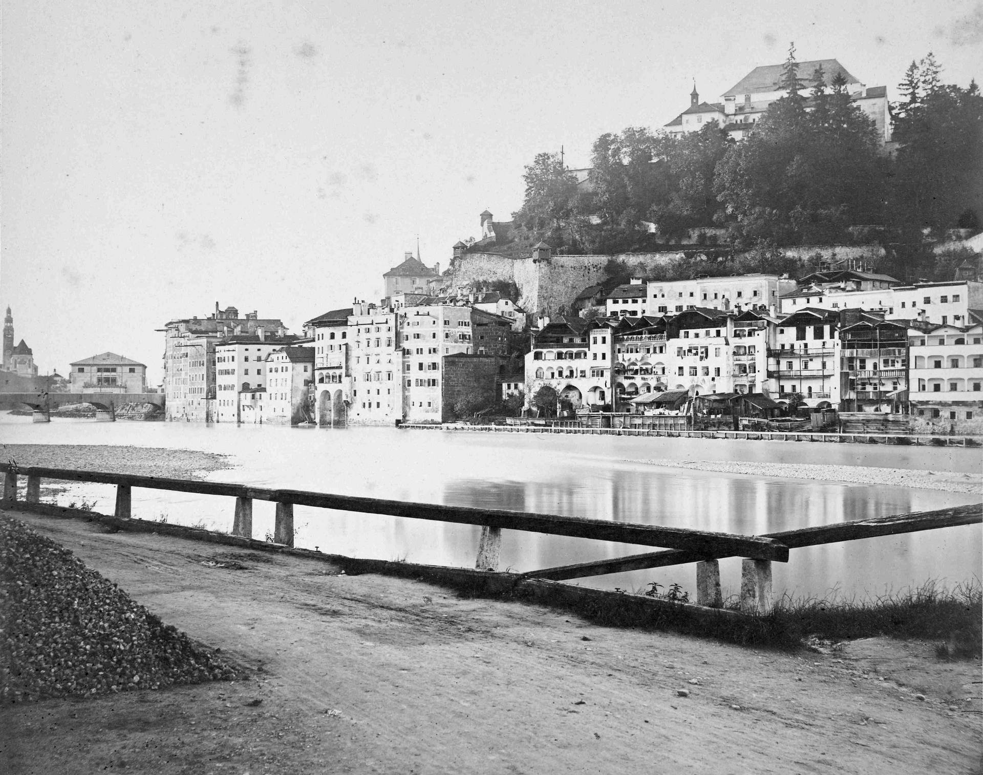 Suburb of Stein in Salzburg, ca. 1867, inv. no. F 81